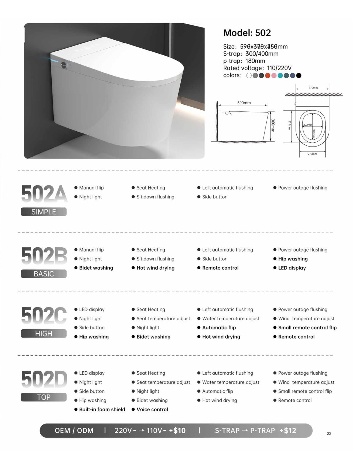 Smart Toilet 502