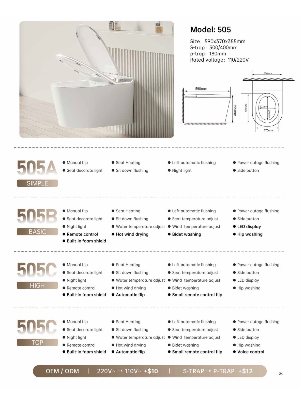 Smart Toilet 505