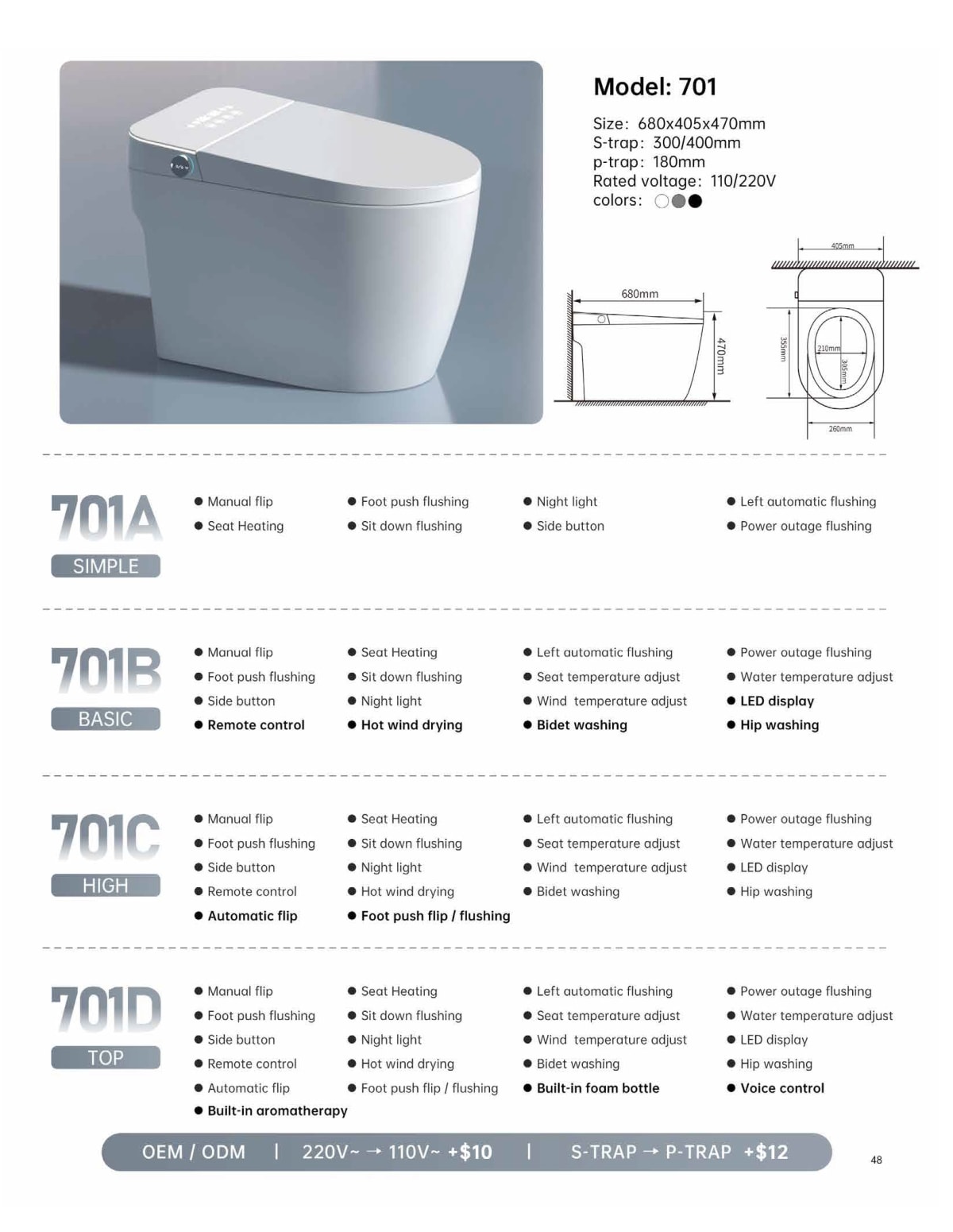 Smart Toilet 701