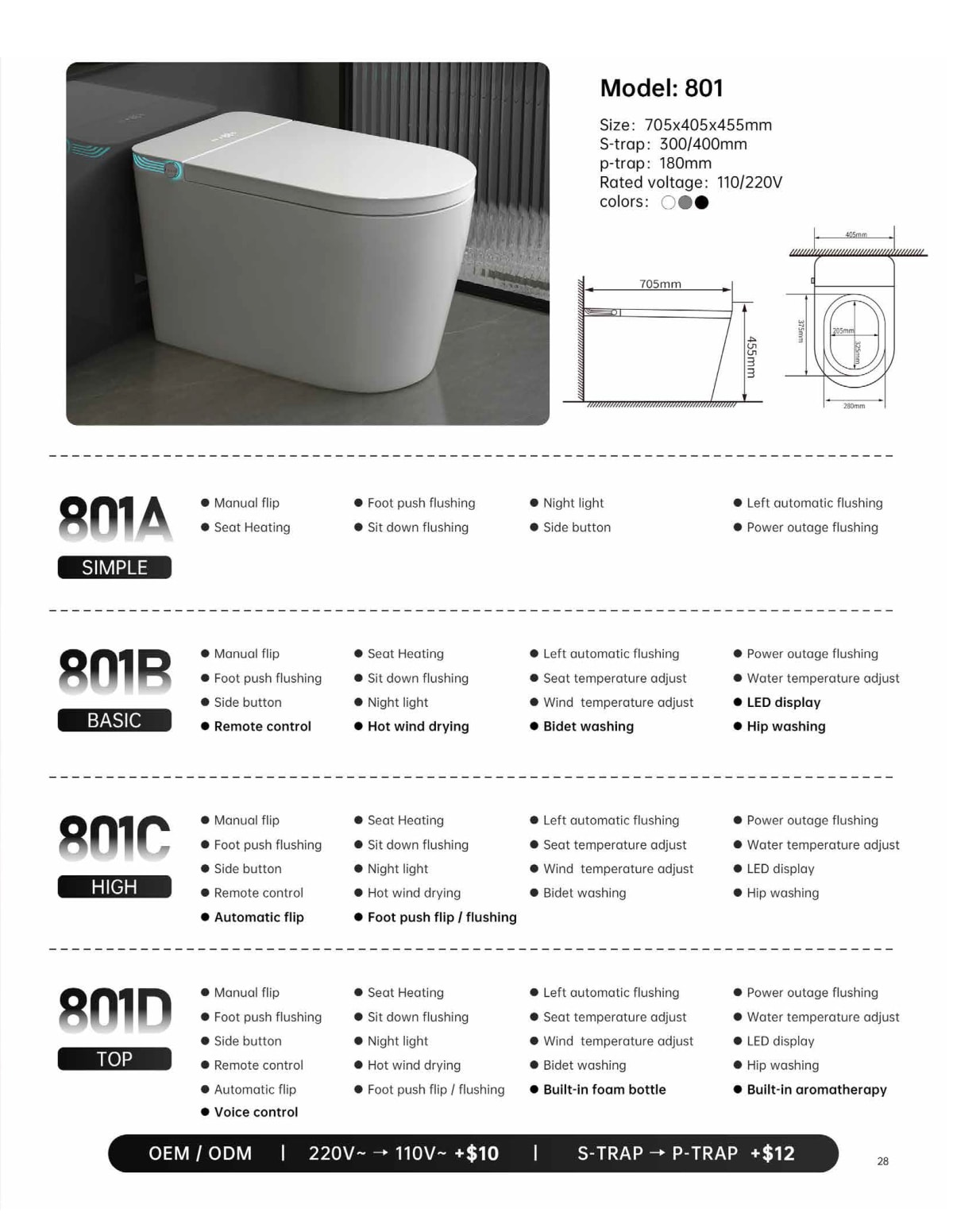 Smart Toilet 801